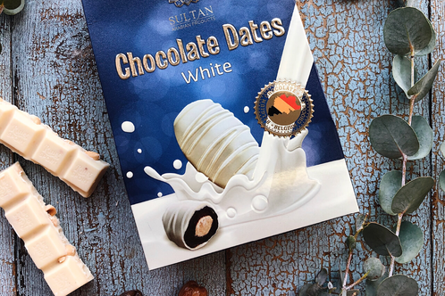 Финики в белом шоколаде Chocolate Dates White, 100гр в ресторане Тюбетей